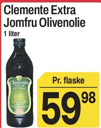 ABC Lavpris Clemente Extra Jomfru Olivenolie tilbud