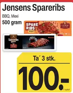 ABC Lavpris Jensens Spareribs tilbud