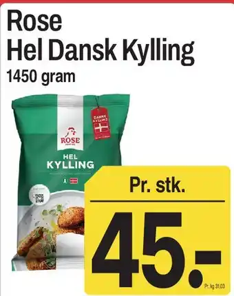 ABC Lavpris Rose Hel Dansk Kylling tilbud