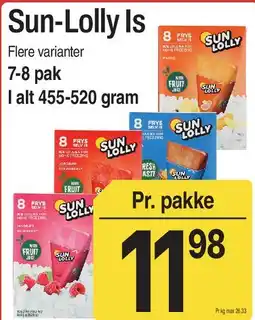 ABC Lavpris Sun-Lolly Is tilbud