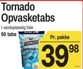 ABC Lavpris Tornado Opvasketabs tilbud