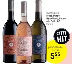 Citti Feudo Arancio Nero d'Avola, Rosato oder Grillo IGP tilbud