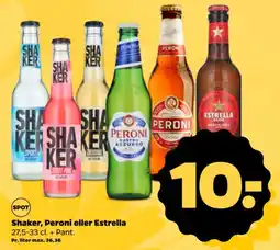 Netto Shaker, Peroni eller Estrella tilbud
