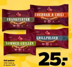 Netto Gøl pølser tilbud