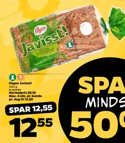 Netto Pågen Javisst! tilbud
