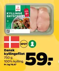 Netto Dansk kyllingefilet tilbud