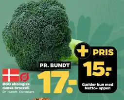 Netto ØGO økologisk dansk broccoli tilbud