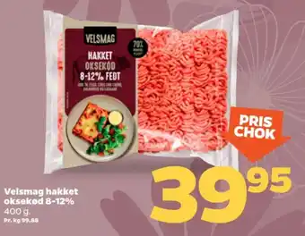 Netto Velsmag hakket oksekød 8-12% tilbud
