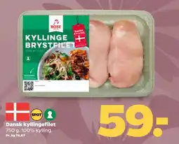 Netto Dansk kyllingefilet tilbud