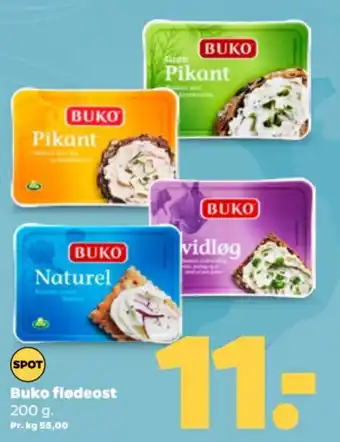 Netto Buko flødeost tilbud