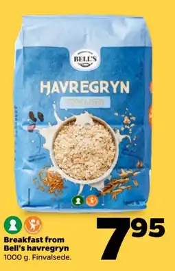 Netto Breakfast from Bell's havregryn tilbud