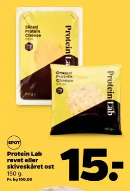 Netto Protein Lab revet eller skiveskåret ost tilbud