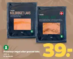 Netto Premieur røget eller gravad laks tilbud