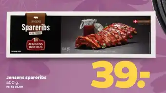 Netto Jensens spareribs tilbud