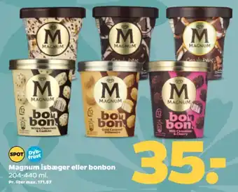 Magnum isbæger eller bonbon