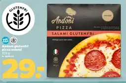 Netto Andoni glutenfri pizza salami tilbud