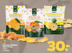 Netto Sunshine Delights tørret frugt tilbud