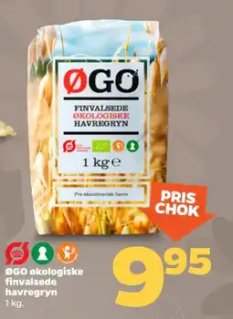 Netto ØGO økologiske finvalsede havregryn tilbud
