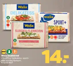 Netto Wasa knækbrød tilbud