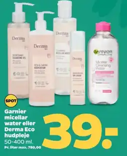 Netto Garnier micellar water eller Derma Eco hudpleje tilbud