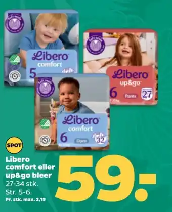 Netto Libero comfort eller up&go bleer tilbud