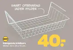 Netto Hængende trådkurv tilbud