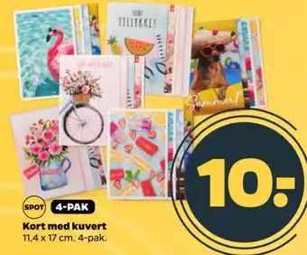 Netto Kort med kuvert tilbud