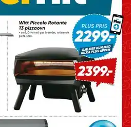 Bilka Witt Piccolo Rotante 13 pizzaovn tilbud