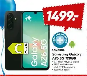 Bilka Samsung Galaxy A26 5G 128GB tilbud