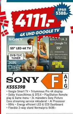 Bilka SONY K55S39B tilbud