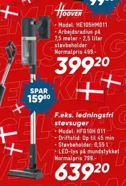 Bilka ledningsfri støvsuger tilbud