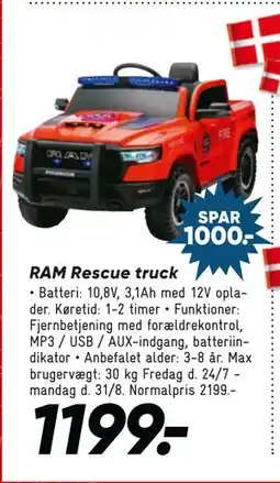 Bilka RAM Rescue truck tilbud