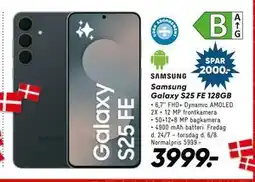 Bilka Samsung Galaxy S25 FE 128GB tilbud