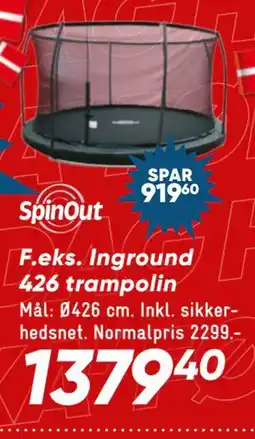 Bilka Inground 426 trampolin tilbud