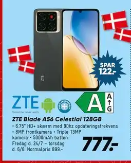 Bilka ZTE Blade A56 Celestial 128GB tilbud