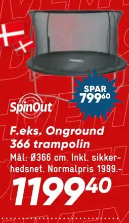 Bilka Onground 366 trampolin tilbud