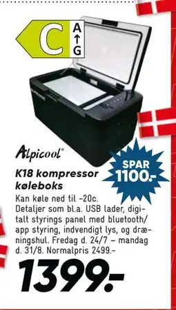 Bilka K18 kompressor køleboks tilbud