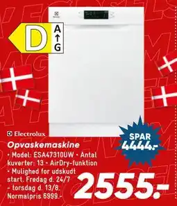 Bilka Electrolux Opvaskemaskine tilbud