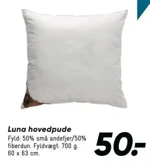 Bilka Luna hovedpude tilbud