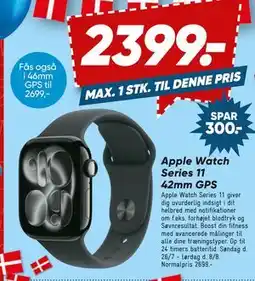 Bilka Apple Watch Series 11 42mm GPS tilbud