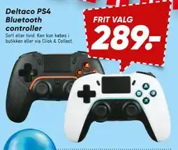 Bilka Deltaco PS4 Bluetooth controller tilbud