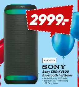 Bilka SONY Sony SRS-XV800 Bluetooth højttaler tilbud
