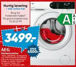 Bilka AEG Vaskemaskine tilbud