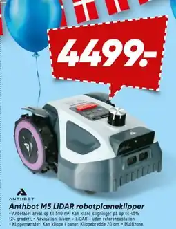 Bilka Anthbot M5 LiDAR robotplæneklipper tilbud
