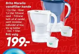 Bilka Brita Marella vandfilter kande tilbud