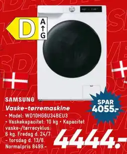 Bilka SAMSUNG Vaske-tørremaskine tilbud