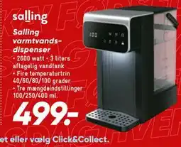 Bilka Salling varmtvandsdispenser tilbud