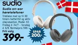 Bilka Sudio on-ear høretelefoner tilbud