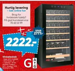 Bilka Vinkøleskab tilbud
