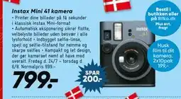 Bilka Instax Mini 41 kamera tilbud